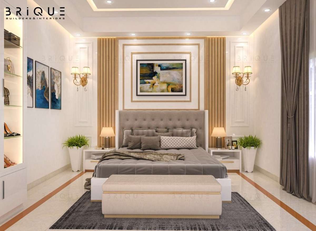 Furniture, Lighting, Storage, Bedroom Designs by Interior Designer BRIQUE BUILDERS AND INTERIORS, Kozhikode | Kolo