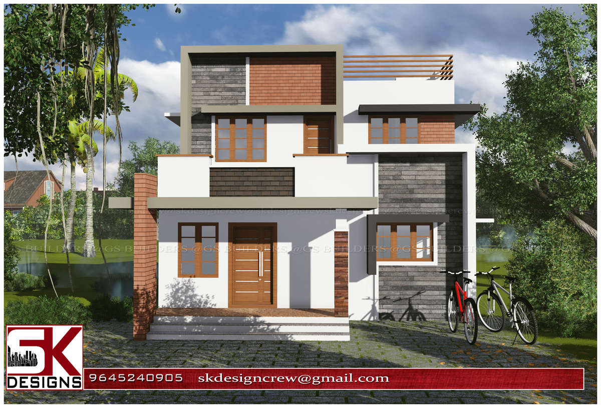 Designs by Civil Engineer SK DESIGNS, Thrissur | Kolo