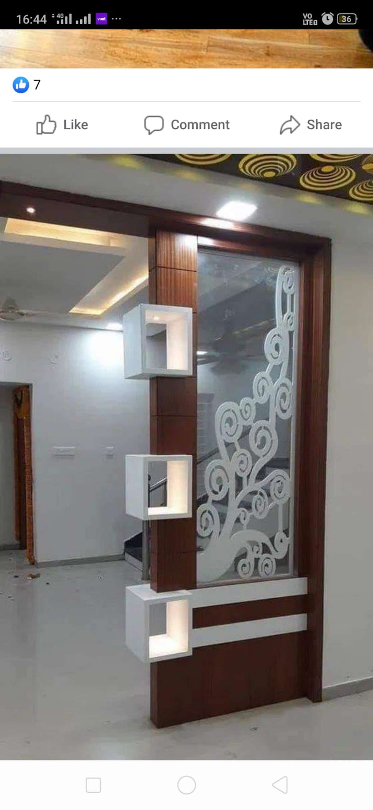 Ceiling, Furniture, Lighting, Storage Designs by Contractor Asif Saifi, Ghaziabad | Kolo