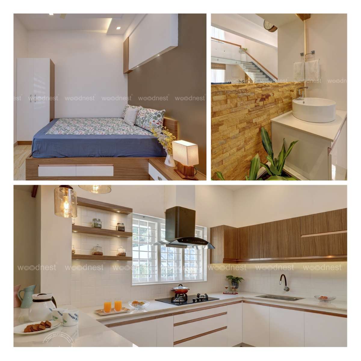 Exterior, Lighting Designs by Interior Designer Woodnest Developers, Thrissur | Kolo