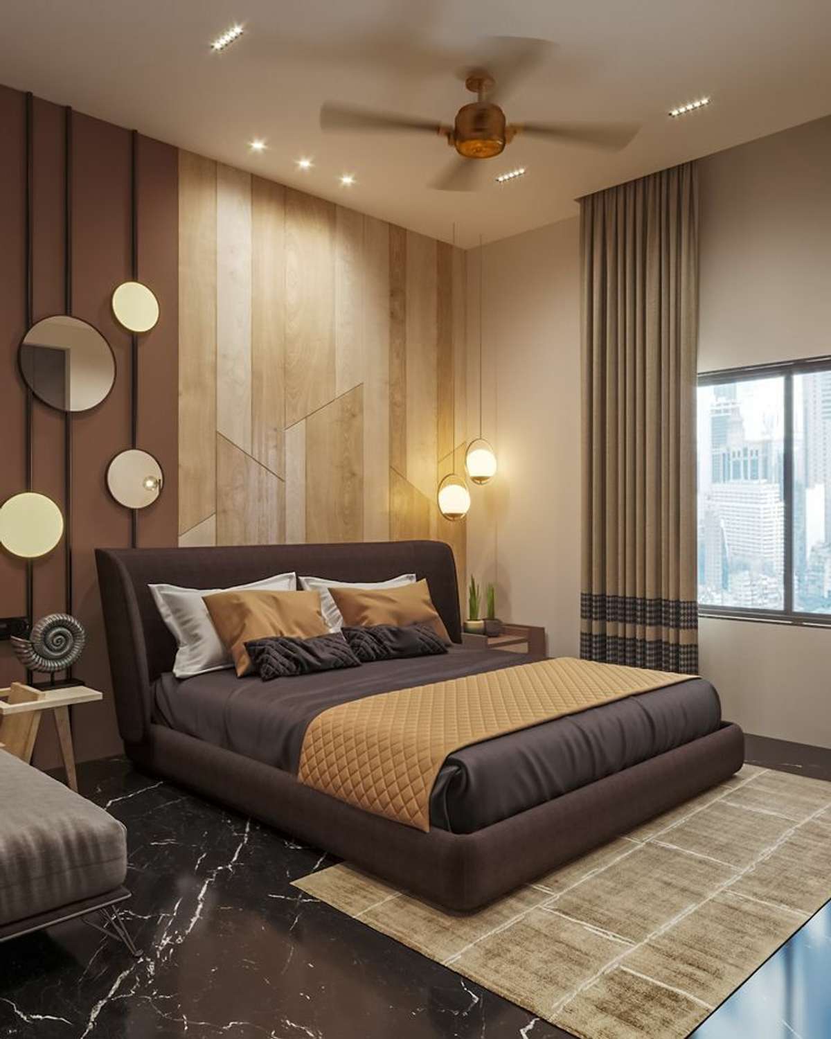Furniture, Storage, Bedroom, Wall, Window Designs by Interior Designer Yogesh Yadav, Delhi | Kolo
