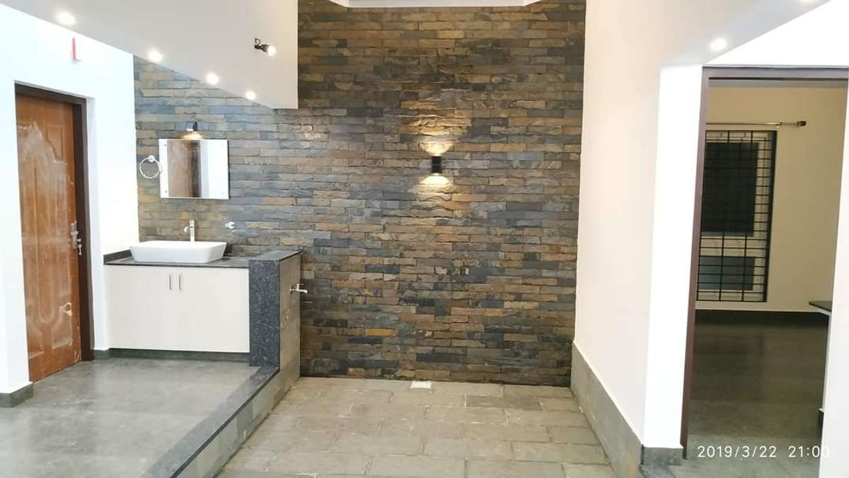 Wall, Lighting, Bathroom Designs by Flooring rasheed eandhungan Ek, Idukki | Kolo