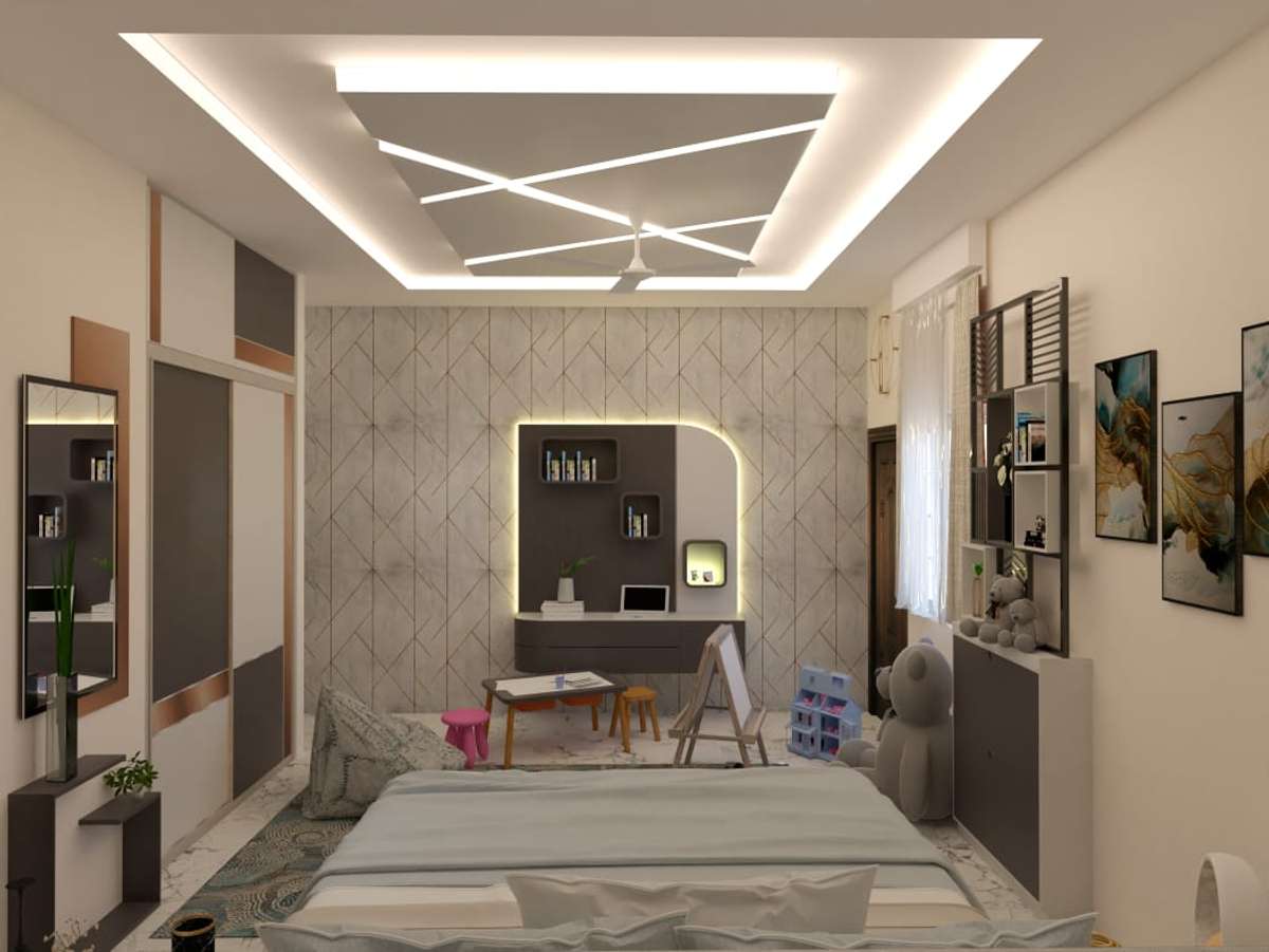 Ceiling, Lighting Designs by Architect Tejender Adhana, Faridabad ...