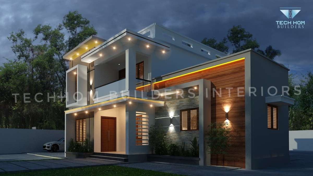 Exterior, Lighting Designs by Architect shinos P y, Ernakulam | Kolo