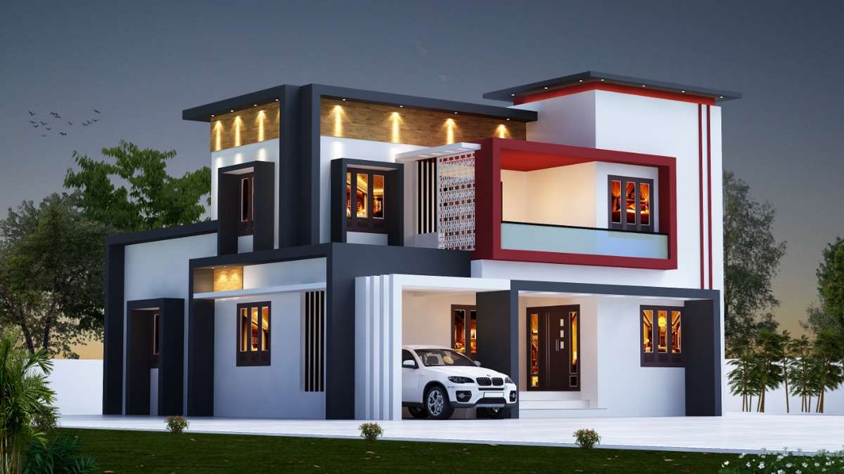 Exterior, Lighting Designs by Civil Engineer Haris Mohammed ...