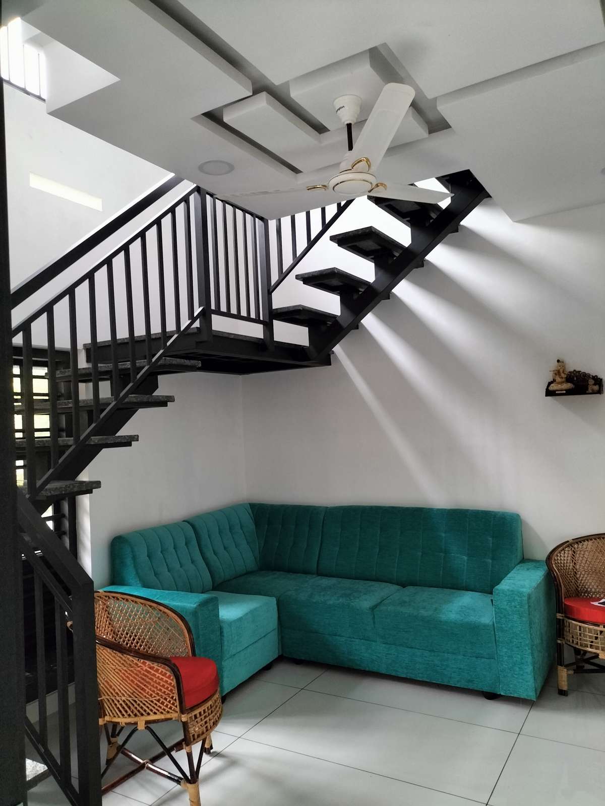 Ceiling, Living, Furniture, Staircase, Storage Designs by Civil Engineer Muraleedharan KV, Malappuram | Kolo