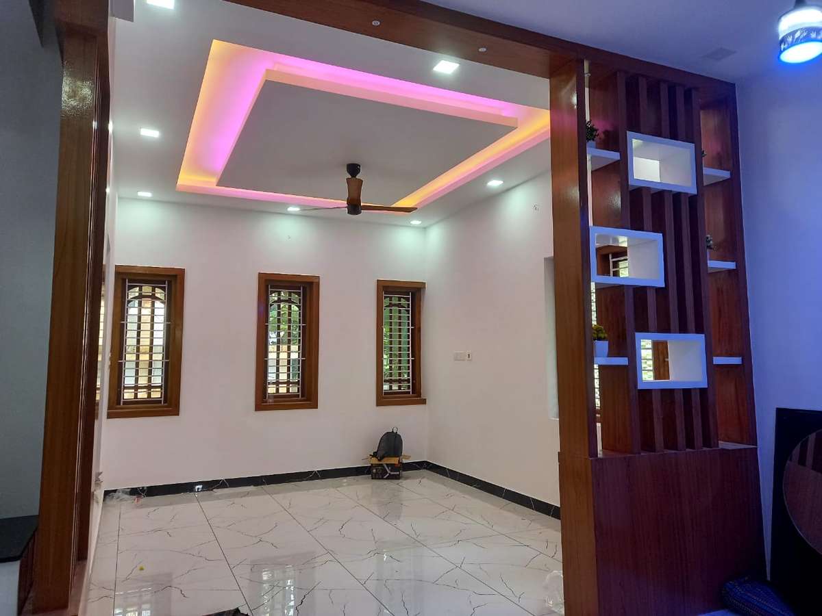 Ceiling, Lighting, Flooring, Storage Designs by Home Owner diva builders, Kannur | Kolo