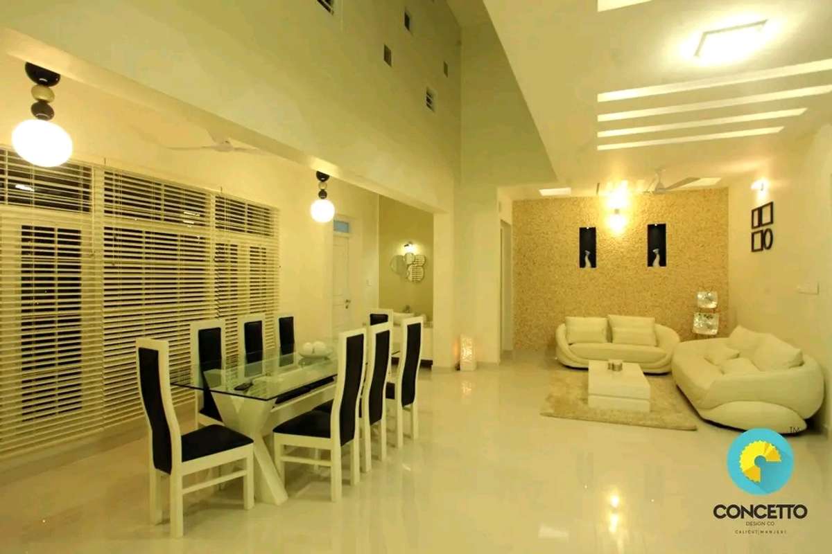 Dining, Furniture, Table, Window, Lighting Designs by Architect Concetto Design Co, Kozhikode | Kolo