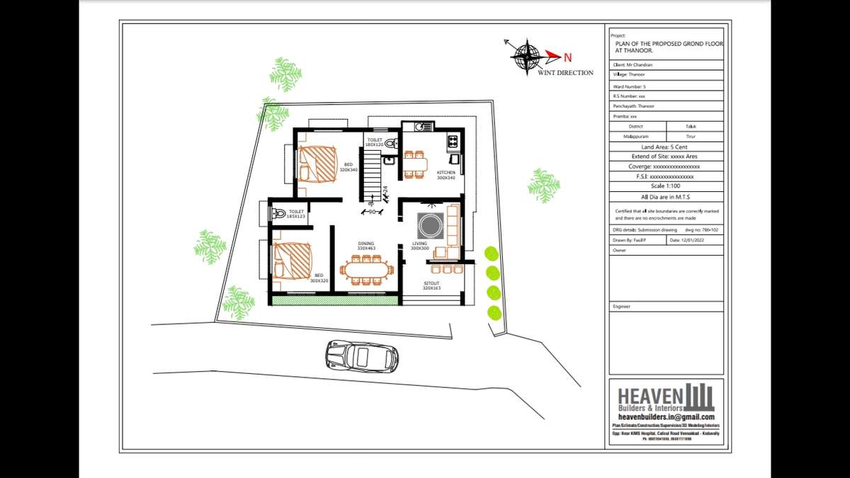 Designs by Civil Engineer Heaven Builders, Kozhikode | Kolo