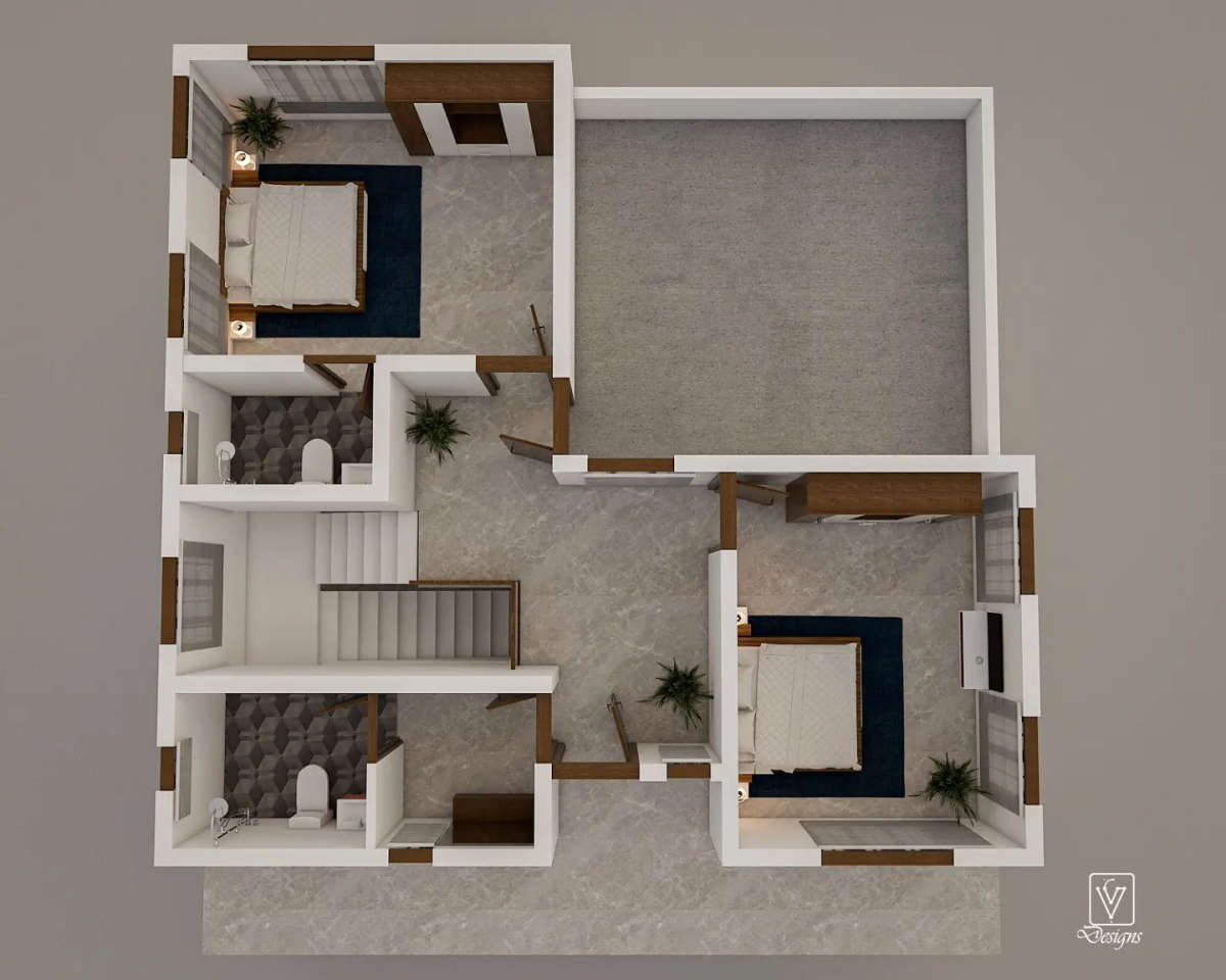 Designs by 3D & CAD Vishnu Ravindran V Designs, Thrissur | Kolo