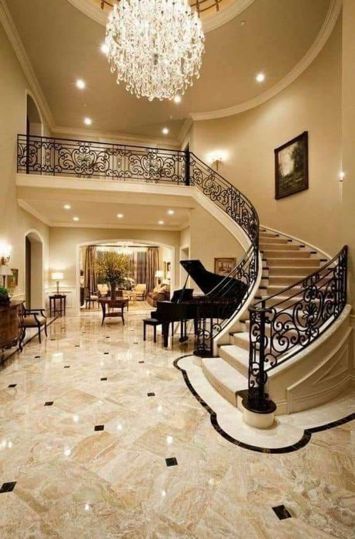 Staircase, Lighting, Flooring Designs by Contractor HA Kottumba, Kasaragod | Kolo