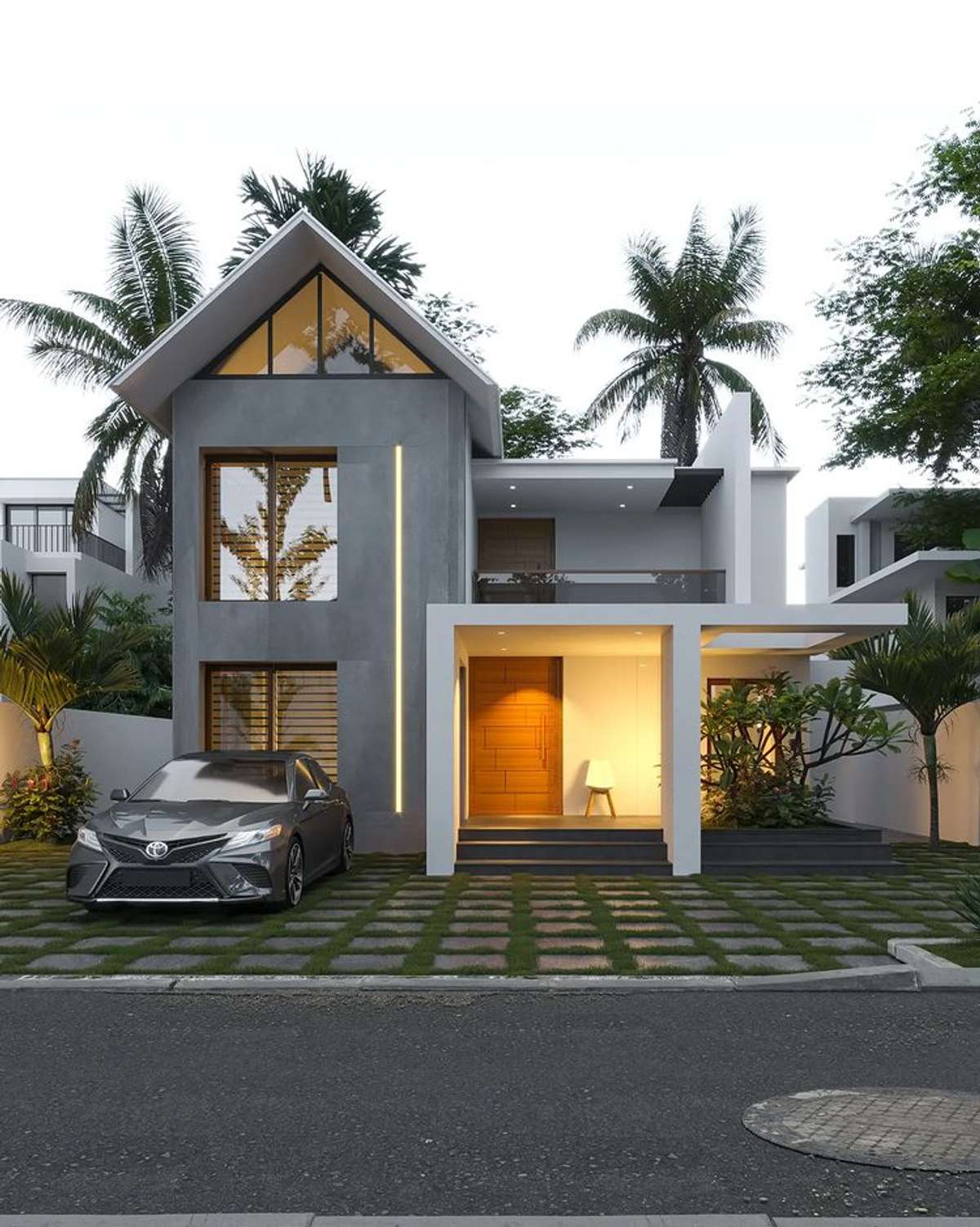Exterior, Lighting Designs by Architect arshak k, Palakkad | Kolo