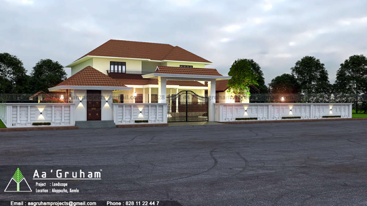 Exterior, Lighting Designs by Architect AaGruham Architects, Kozhikode | Kolo