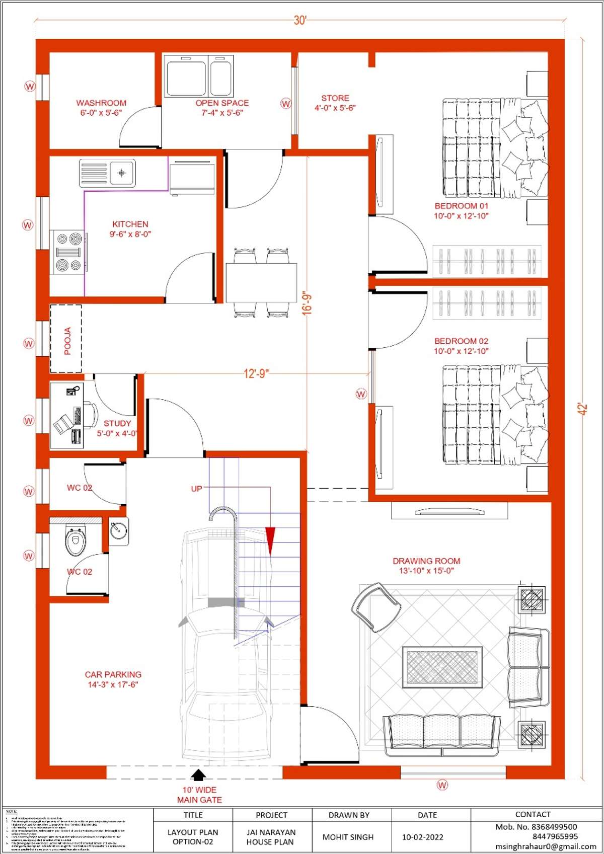 Designs by Architect Mohit Singh, Faridabad | Kolo