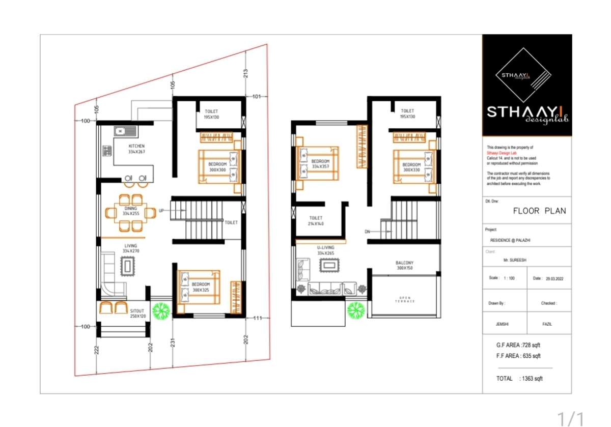 Designs by 3D & CAD Fazil sthaayi, Kozhikode | Kolo