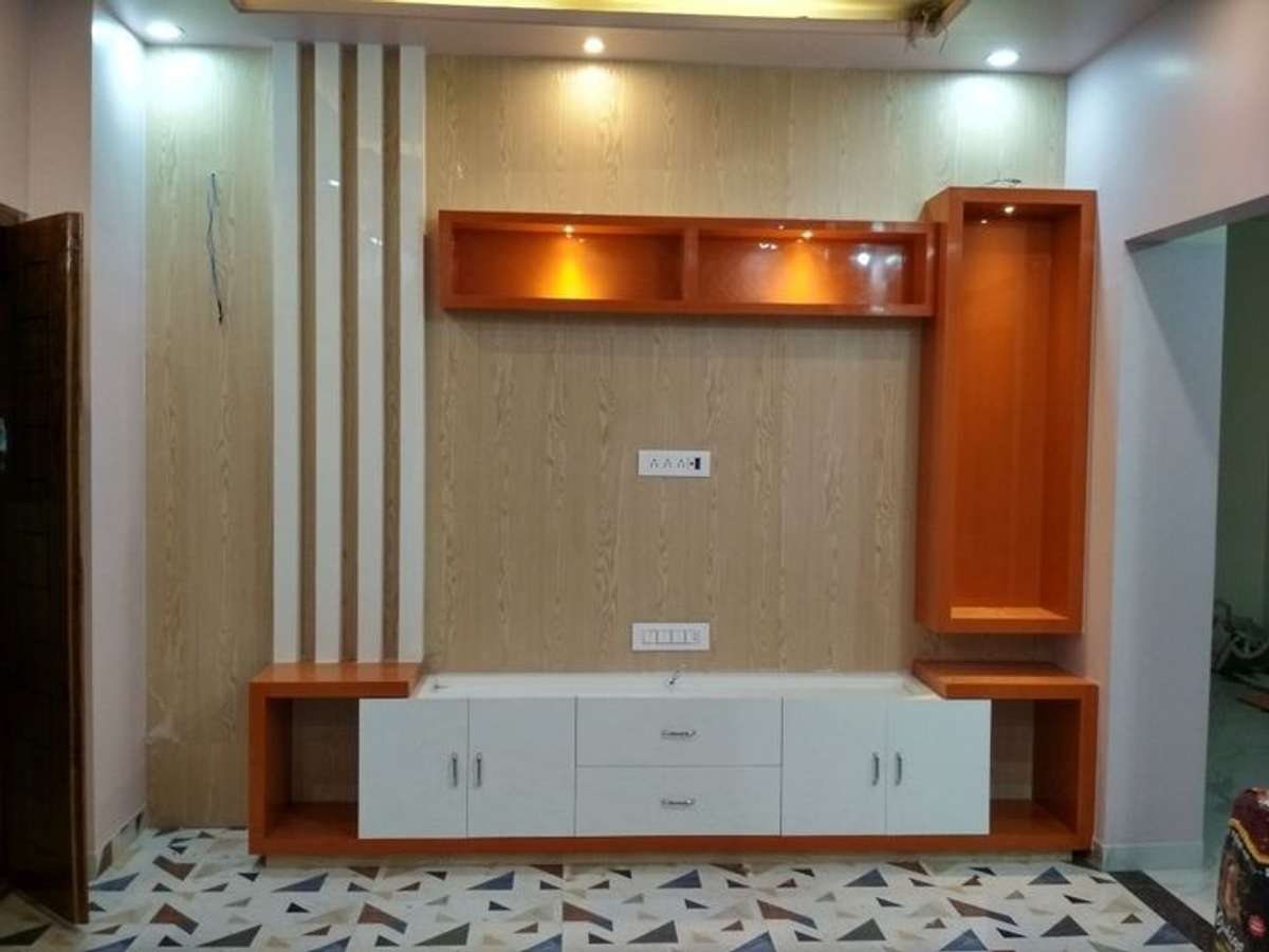 Living, Lighting, Storage Designs by Contractor Culture Interior, Delhi | Kolo