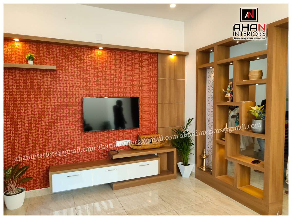 Living, Storage Designs by Interior Designer ahan interiors, Thrissur | Kolo