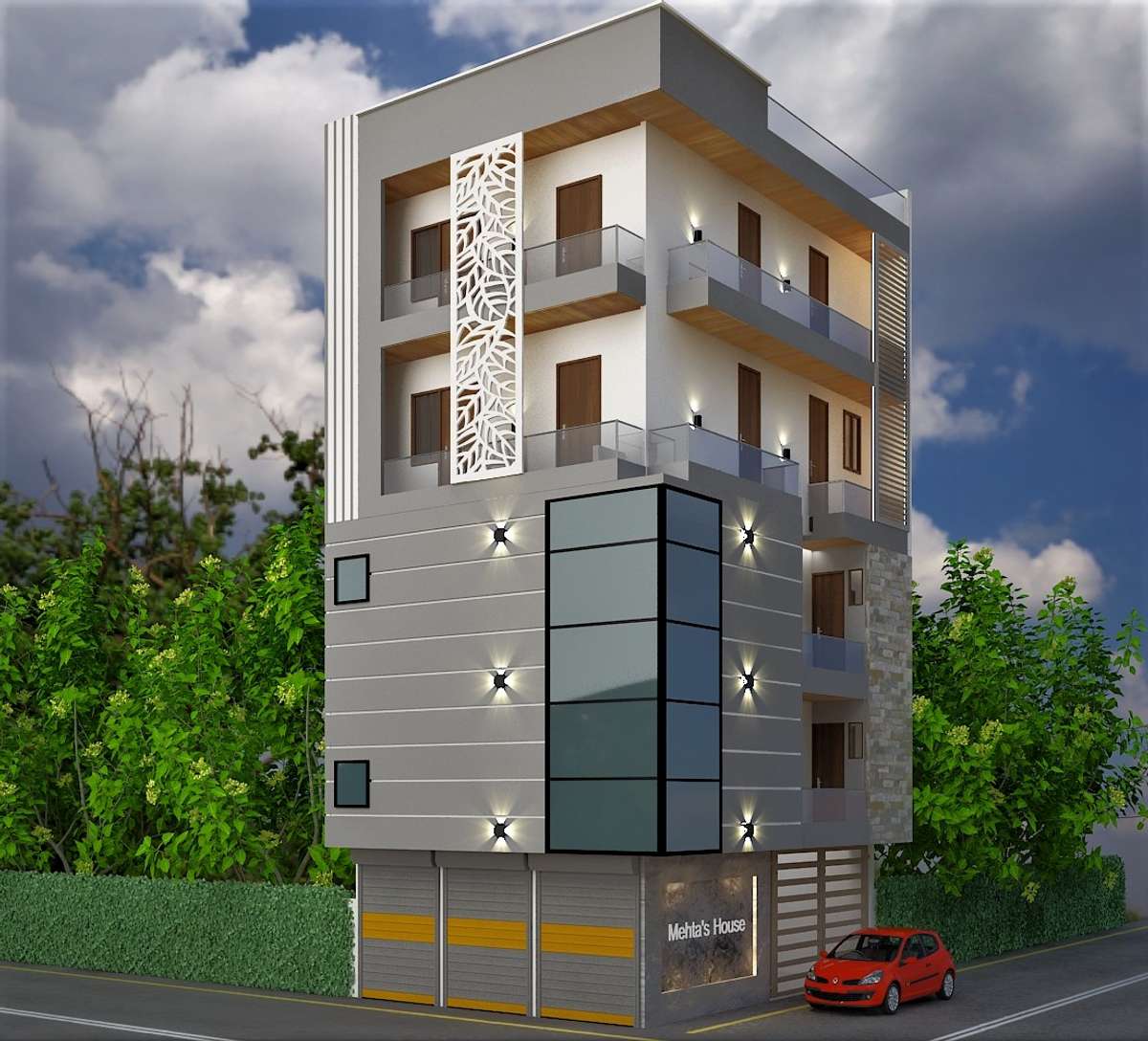 Lighting, Exterior Designs by 3D & CAD Shahrukh Saifi, Ghaziabad | Kolo