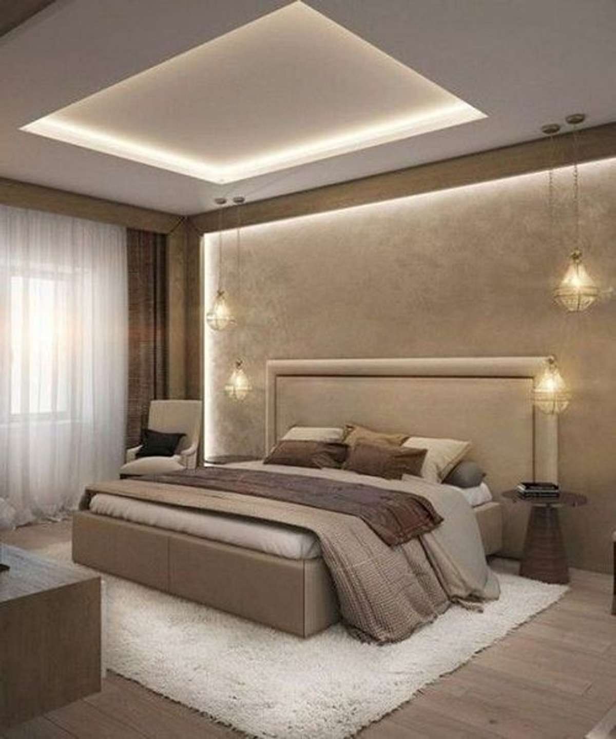 Furniture, Lighting, Ceiling, Bedroom, Storage Designs by Architect Er Manoj Bhati, Jaipur | Kolo
