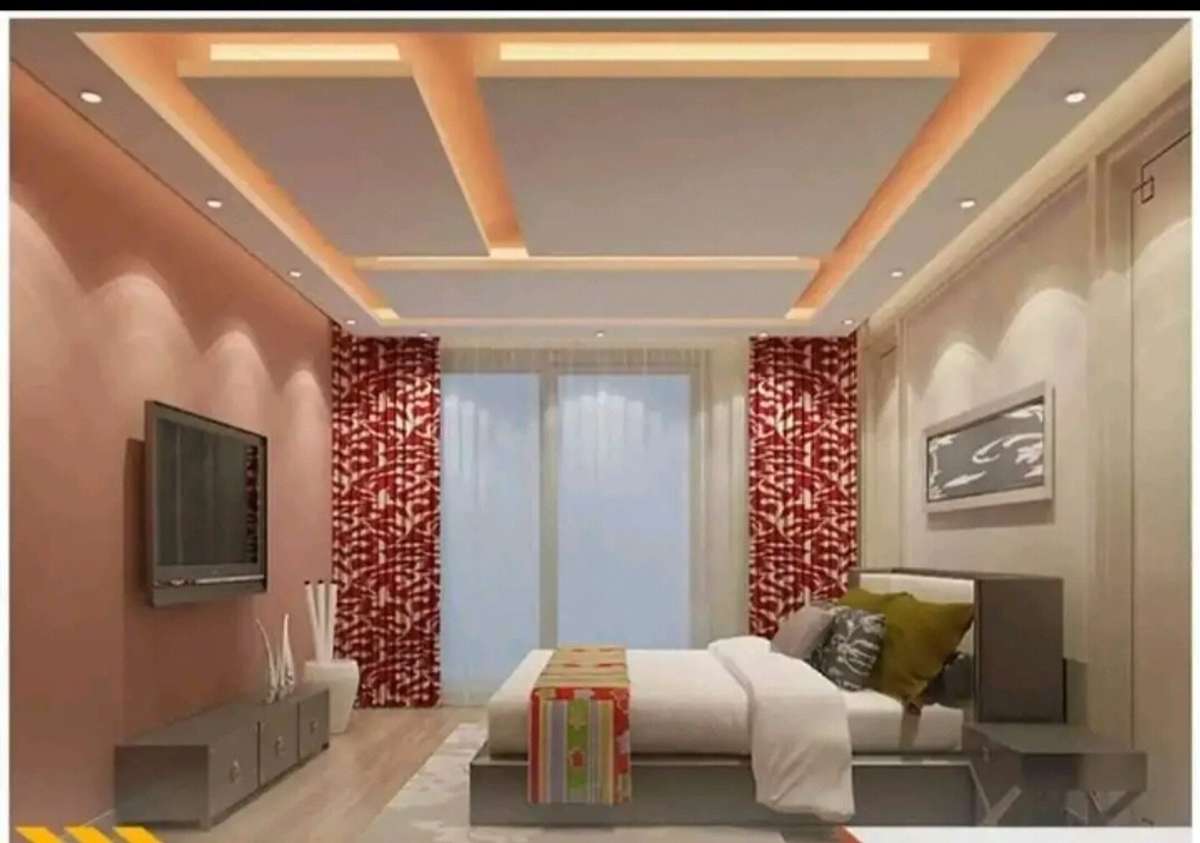 Ceiling, Lighting, Furniture, Bedroom, Storage Designs by Interior Designer designer interior 9744285839, Malappuram | Kolo