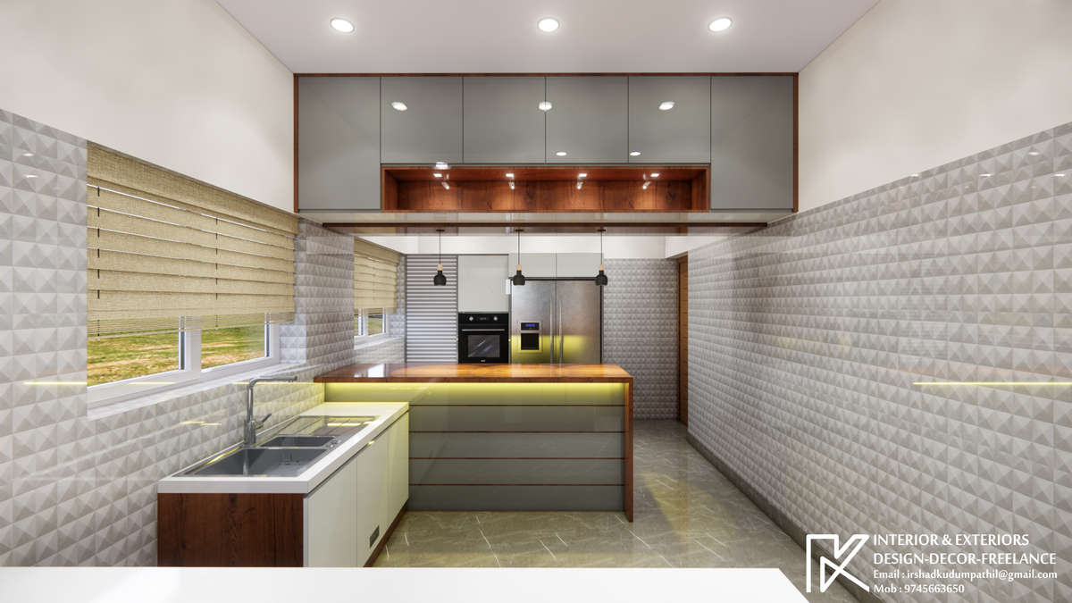 Lighting, Kitchen, Storage Designs by Interior Designer irshad k, Malappuram | Kolo