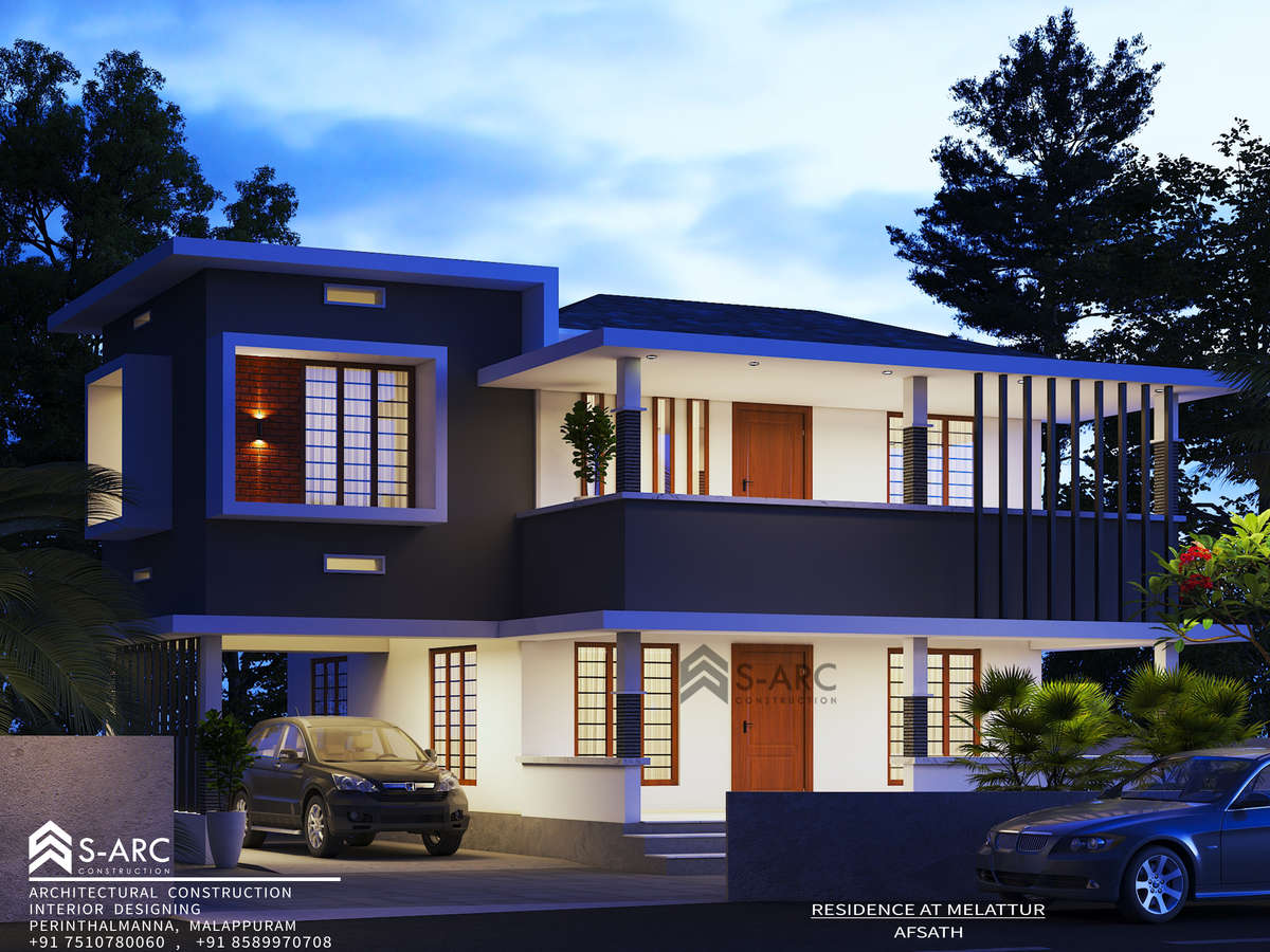 Designs by Civil Engineer S-ARC CONSTRUCTION, Malappuram | Kolo