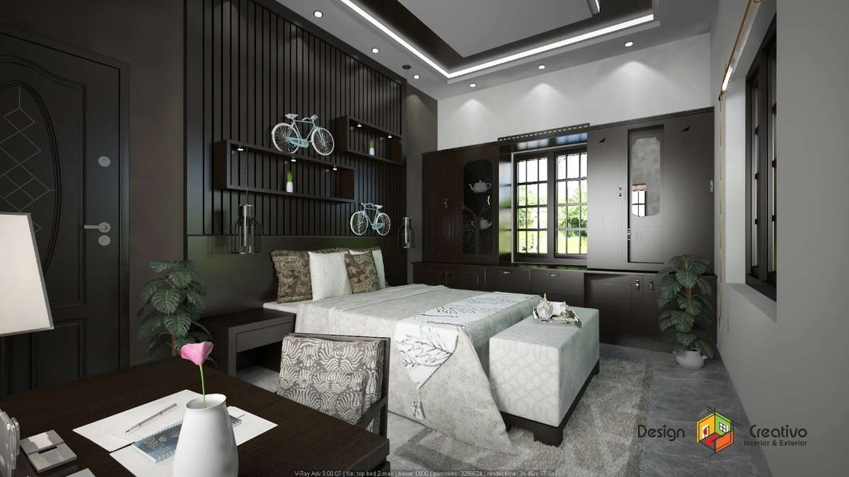 Ceiling, Furniture, Storage, Bedroom Designs by Contractor KALA SHANDAS, Ernakulam | Kolo