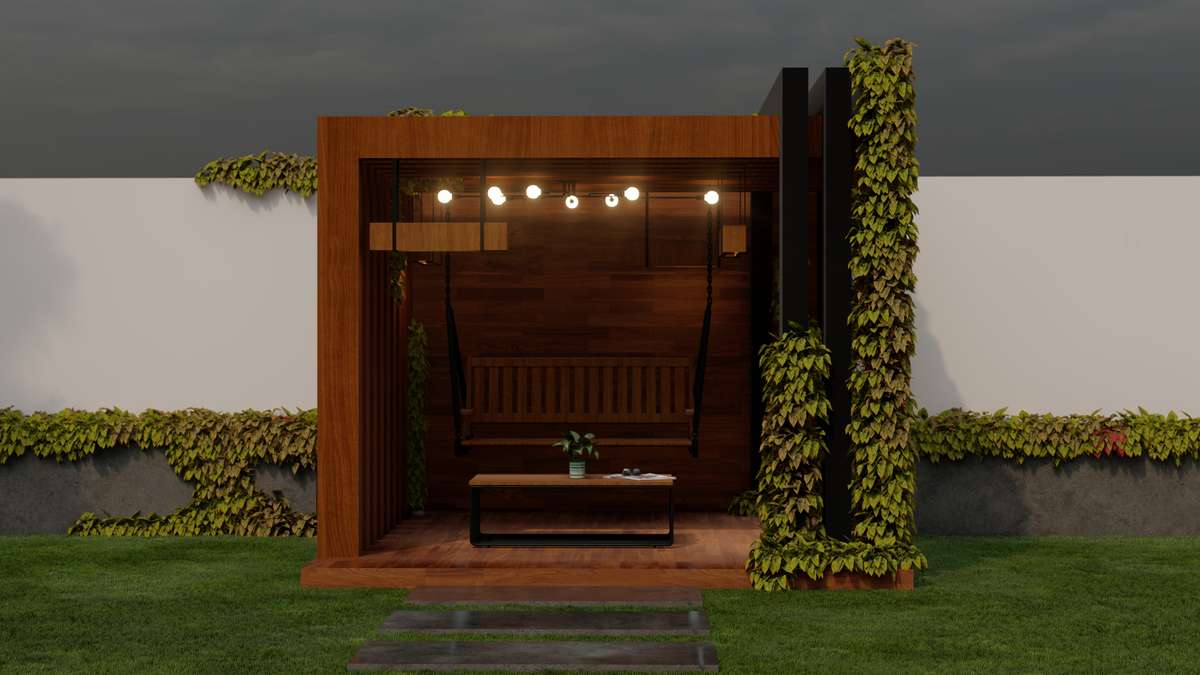 Outdoor, Furniture, Lighting, Table Designs by Architect Credent Architects, Kollam | Kolo