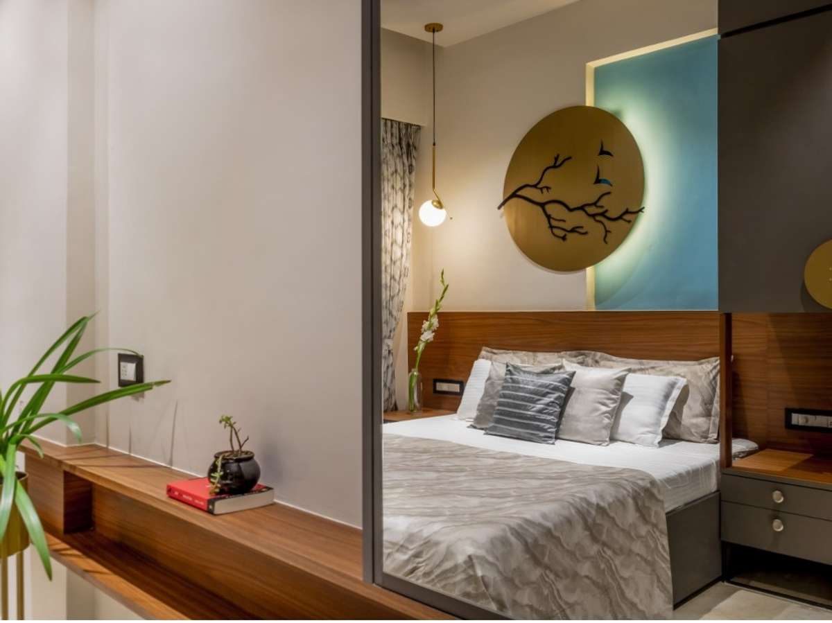 Furniture, Bedroom, Lighting, Storage, Wall Designs by Architect Architect Simon Consultant, Pathanamthitta | Kolo