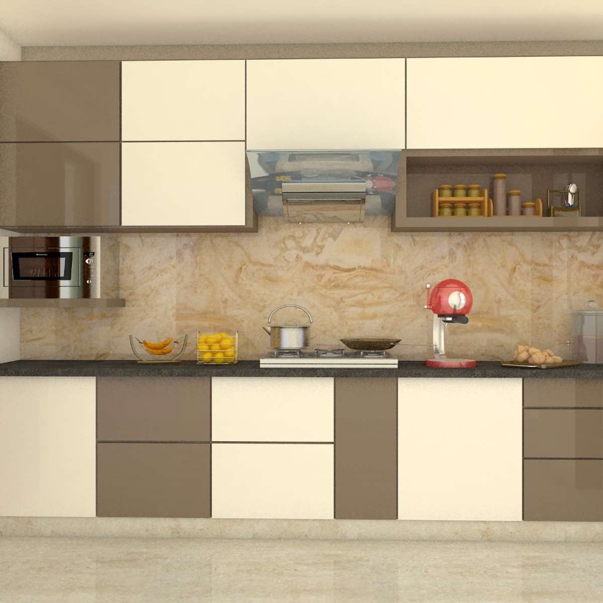 Kitchen, Storage Designs by Interior Designer Rajneesh tyagi, Jaipur | Kolo
