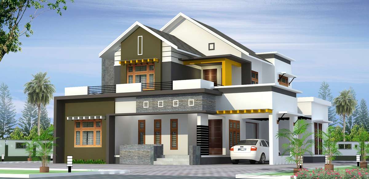 Designs by Civil Engineer Sreejith Haridas, Wayanad | Kolo