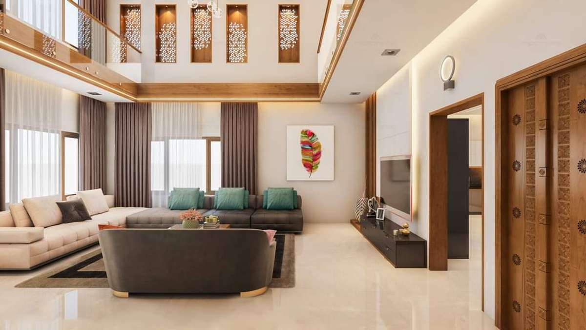 Door, Furniture, Lighting, Living, Storage Designs by Architect Aleena Mariyam, Kottayam | Kolo