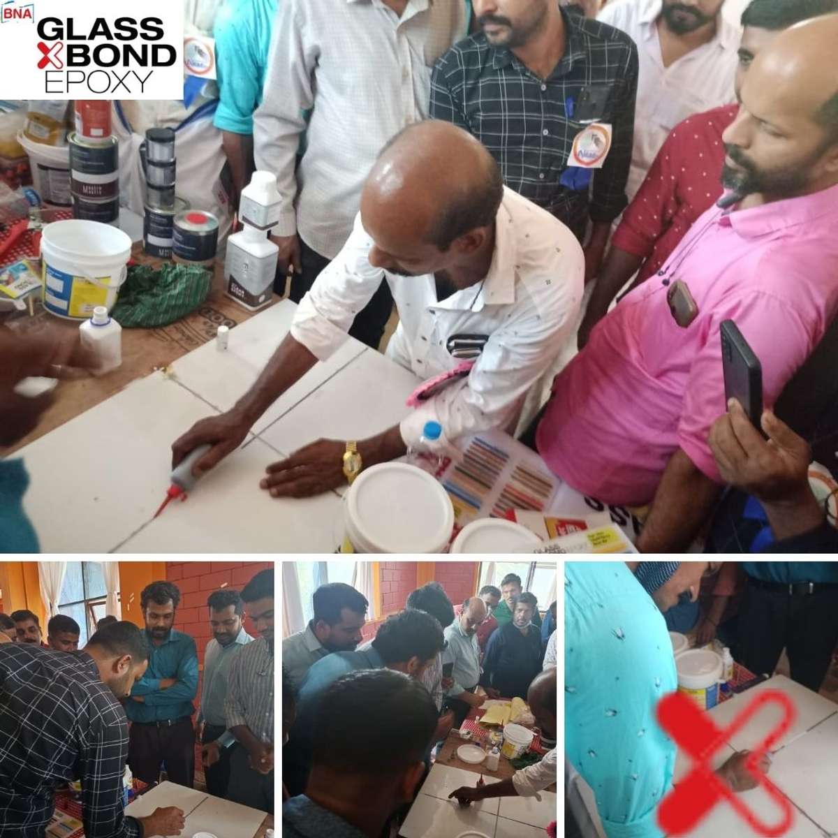 Designs by Building Supplies BNA Glass bond epoxy, Ernakulam Kolo