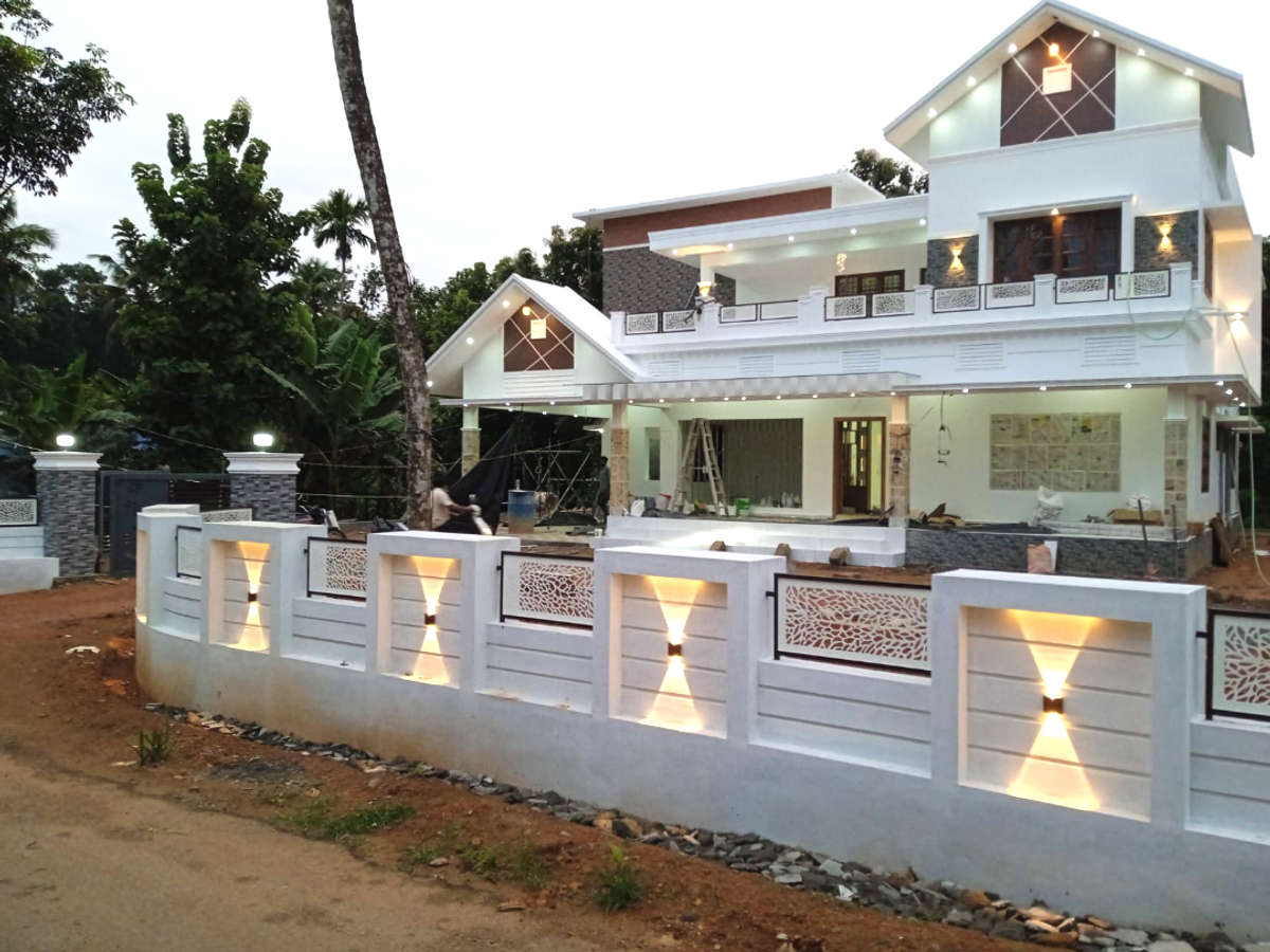 Exterior, Lighting Designs by Water Proofing Mr BoND waterproofing, Ernakulam | Kolo
