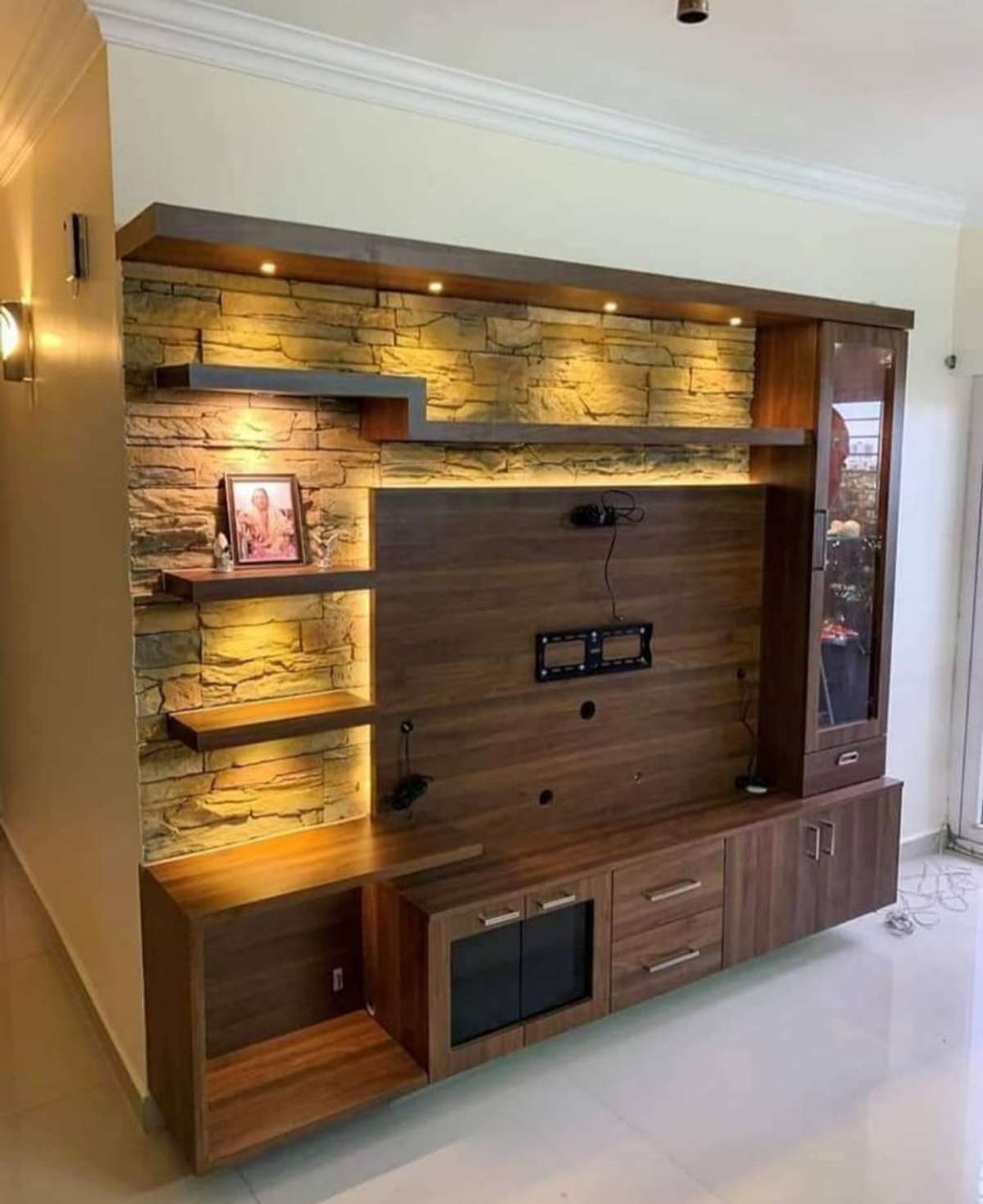Lighting, Living, Storage Designs by Interior Designer Bhatiya interior Expert, Delhi | Kolo