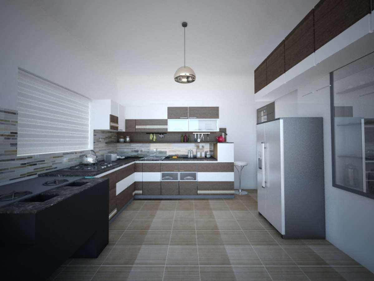 Kitchen, Storage Designs by 3D & CAD Amal Narayanan, Palakkad | Kolo