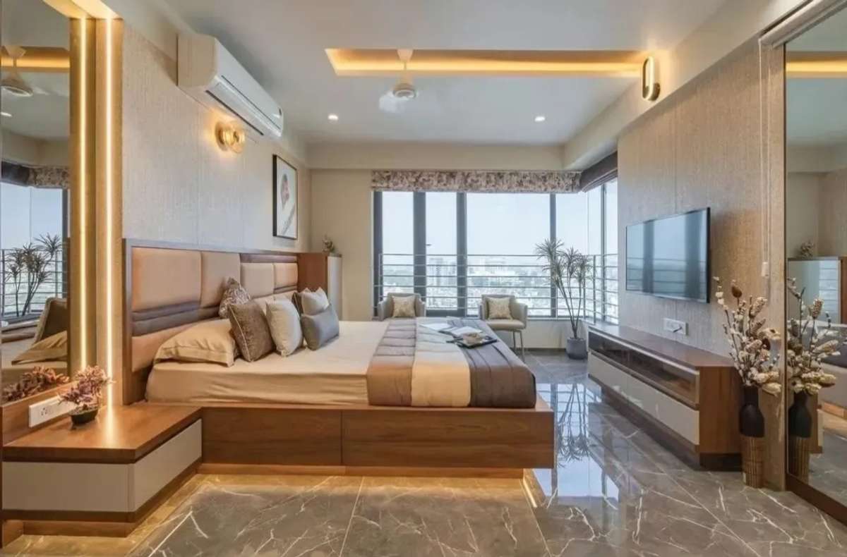 Door, Furniture, Storage, Bedroom, Ceiling Designs by Contractor Sahil Mittal, Jaipur | Kolo
