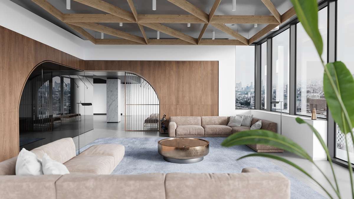 Furniture, Living, Table, Ceiling, Wall Designs by Service Provider Dizajnox -Design Dreams™, Indore | Kolo