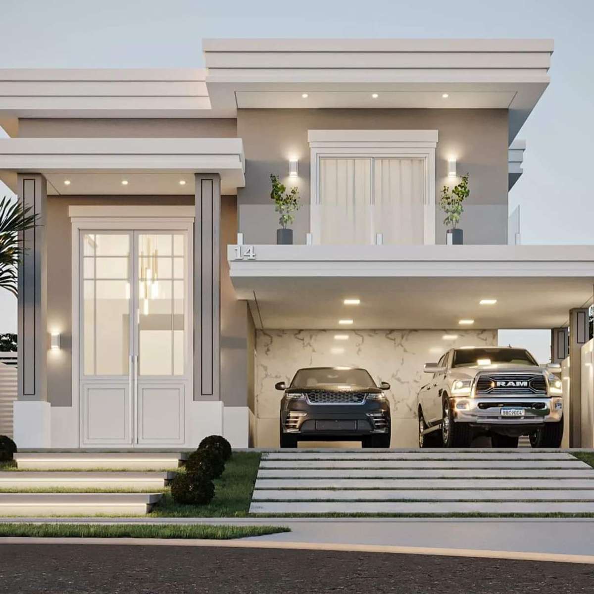 Exterior, Lighting Designs by Carpenter Kerala Carpenters All Kerala