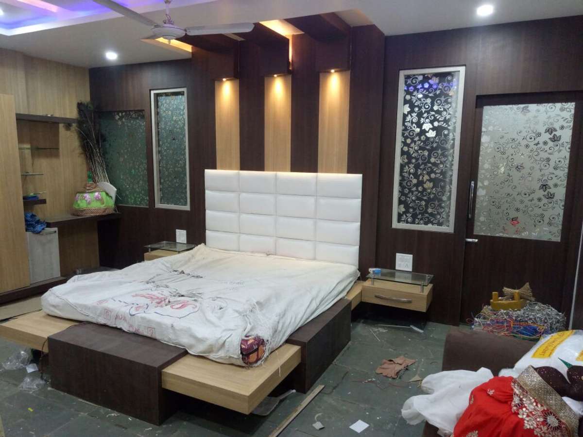 Furniture, Lighting, Storage, Bedroom Designs by Contractor Surendra Chouhan, Ujjain | Kolo