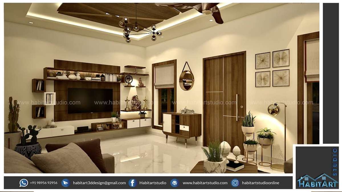 Living, Lighting, Furniture, Home Decor, Storage Designs by Interior Designer Akhil Ps, Ernakulam | Kolo