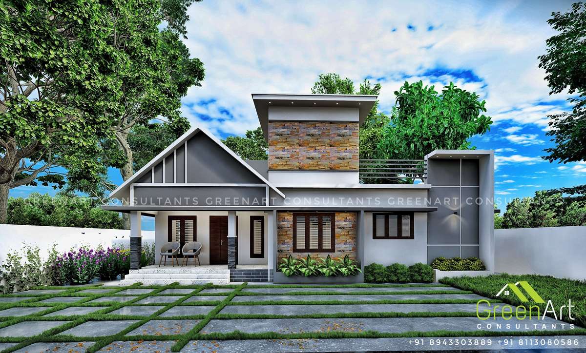 Designs by Contractor GreenArt Consultants, Thrissur | Kolo