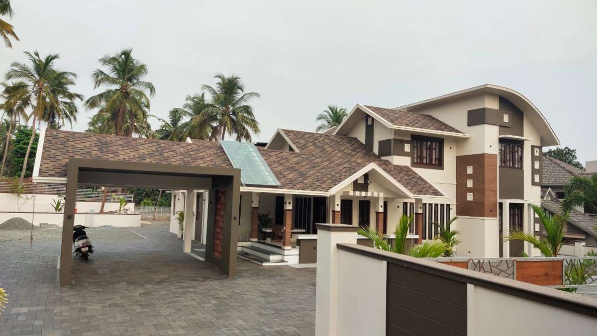 Exterior, Outdoor Designs by Building Supplies SREEJESH PN, Malappuram | Kolo