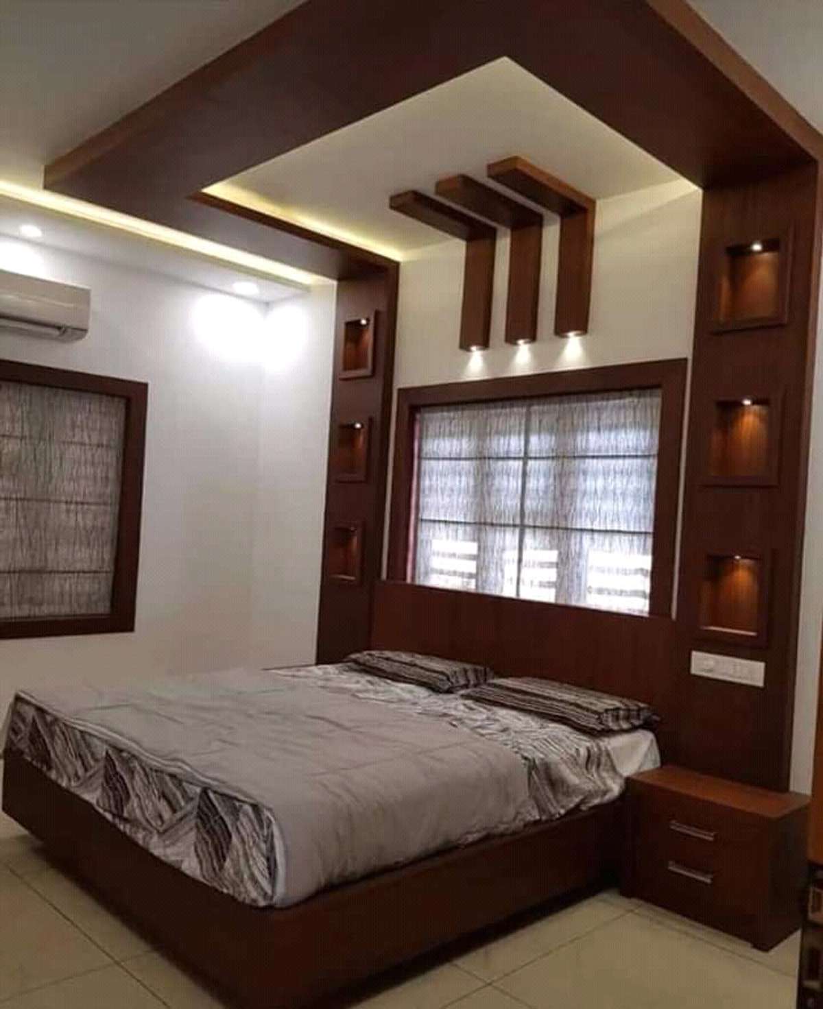 Furniture, Bedroom, Lighting, Ceiling, Storage Designs by Contractor DS False Celling Works, Jaipur | Kolo
