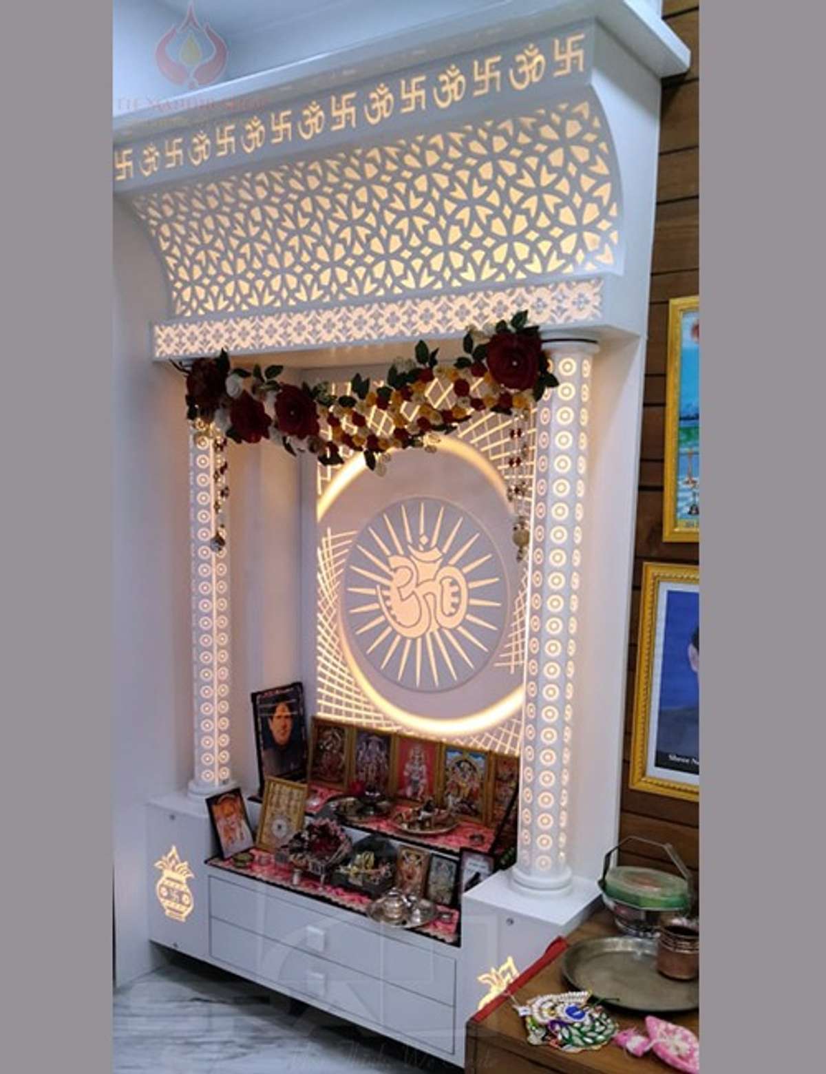 Prayer Room, Storage Designs by Building Supplies SUNIL SHARMA, Gautam Buddh Nagar | Kolo