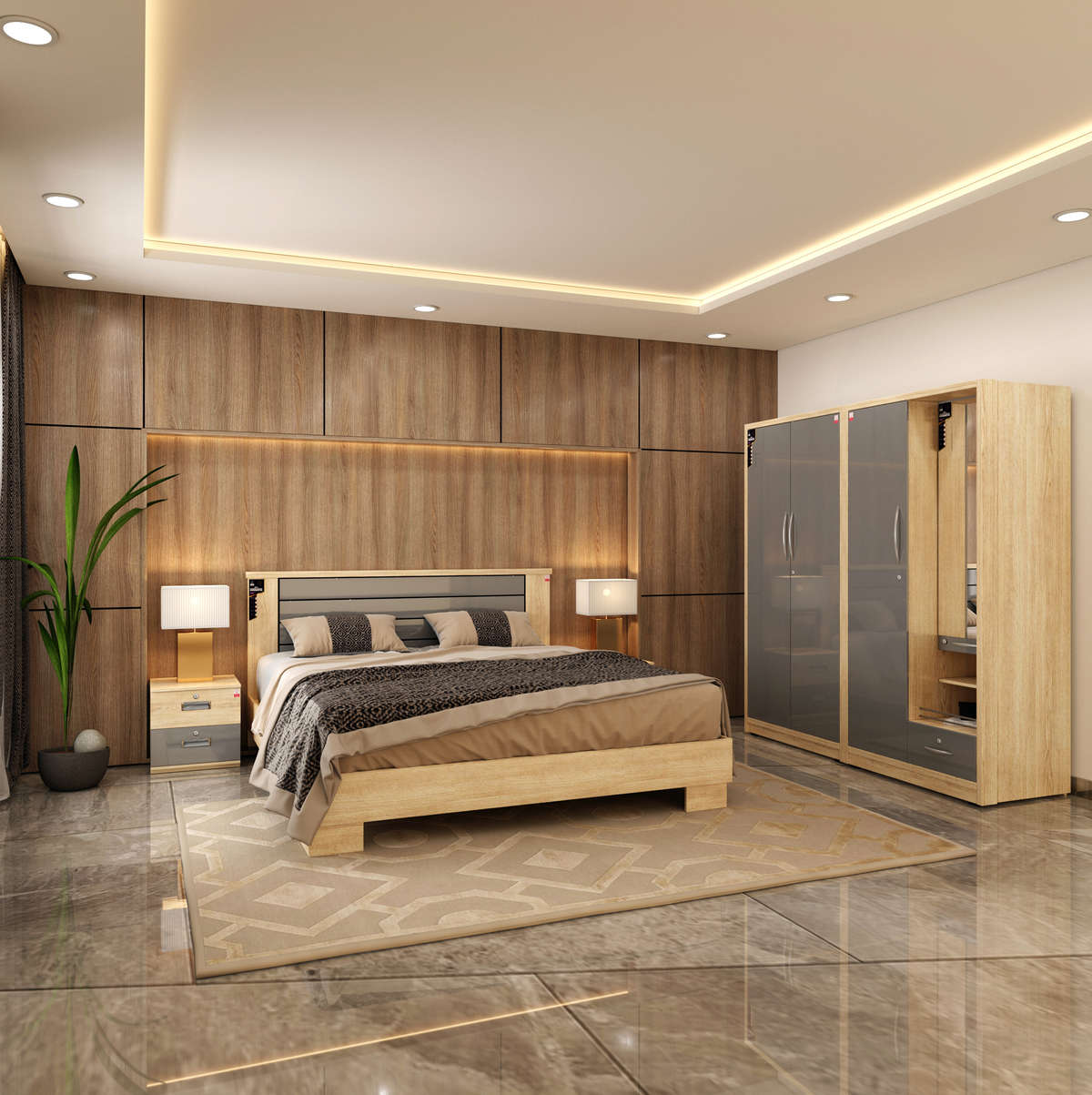 Furniture, Storage, Bedroom, Wall Designs by Interior Designer Mapletune Furnitures, Malappuram | Kolo