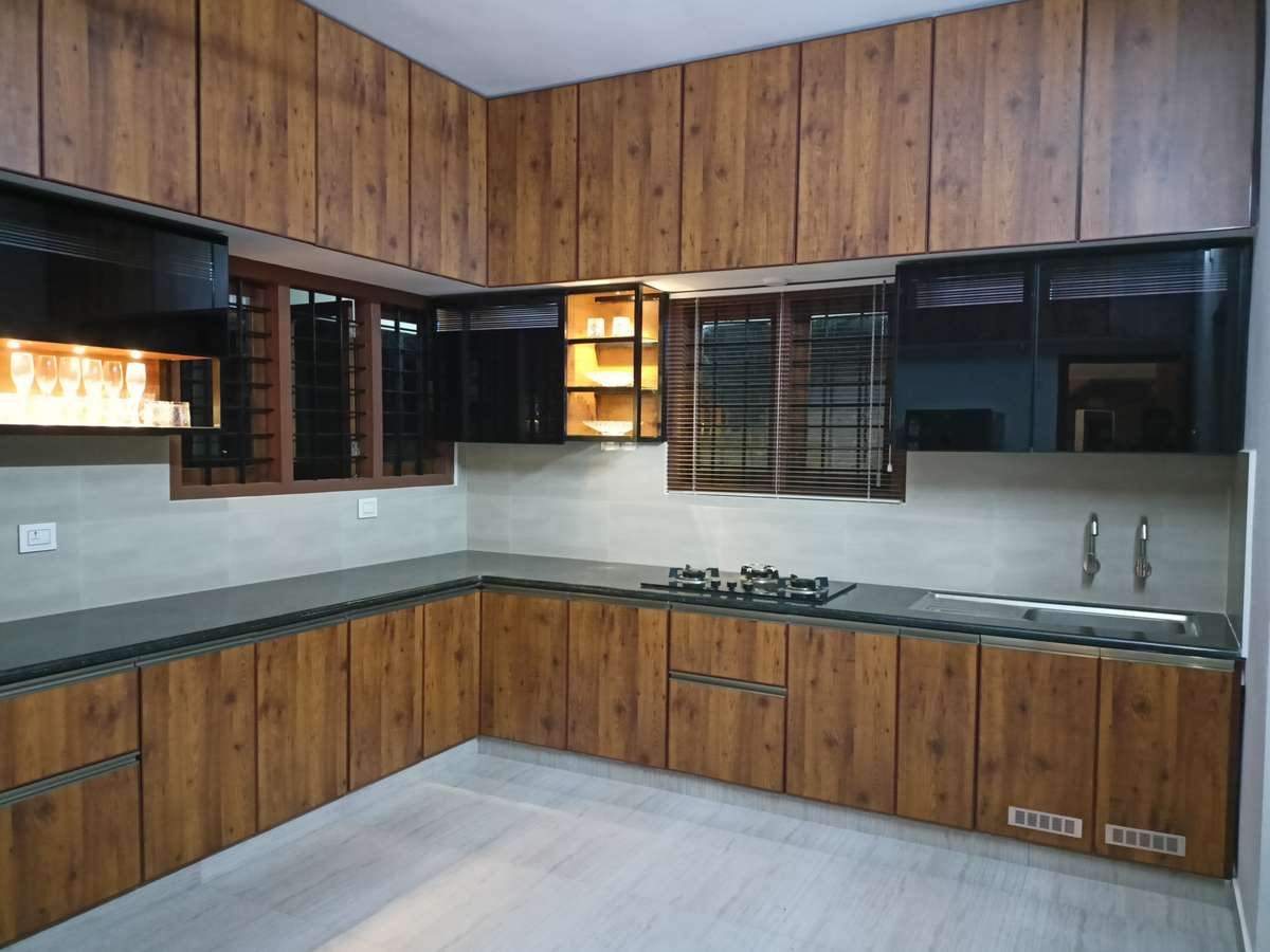 Kitchen, Storage Designs by Fabrication & Welding Stark aluminium interiors, Ernakulam | Kolo