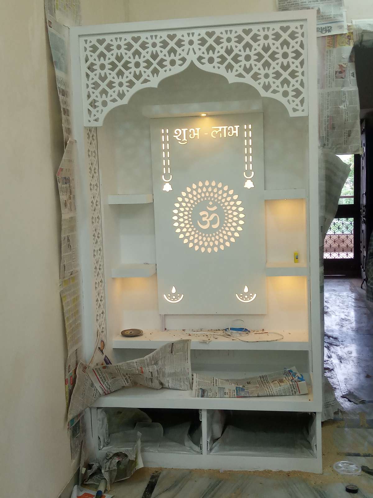 Prayer Room, Storage Designs by 3D & CAD S L kavlacha, Jaipur | Kolo