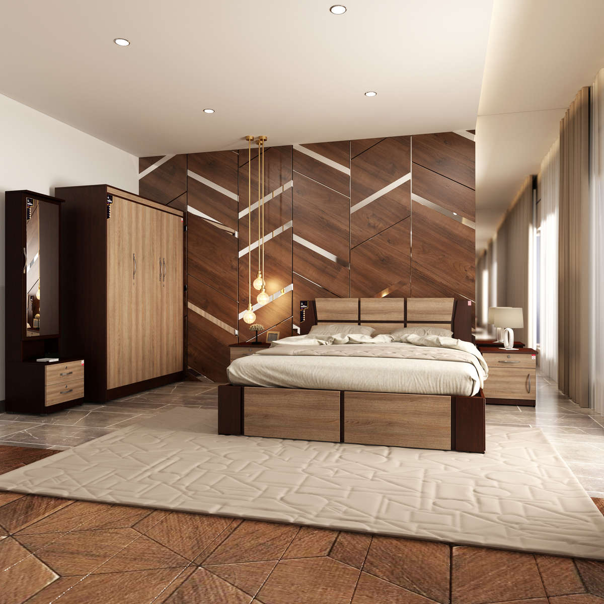 Furniture, Storage, Bedroom, Wall Designs by Interior Designer Mapletune Furnitures, Malappuram | Kolo