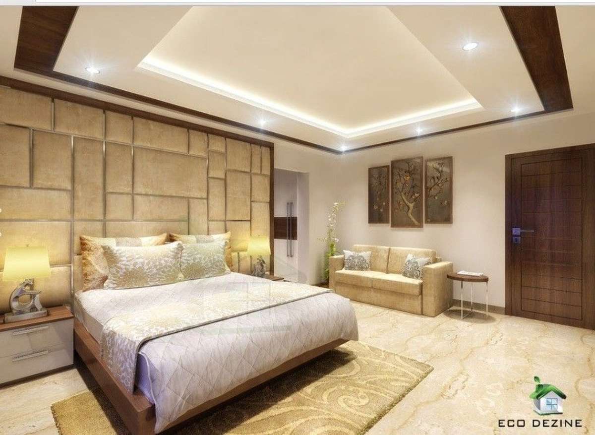 Ceiling, Furniture, Lighting, Storage, Bedroom Designs by Contractor Durgesh Rathode, Indore | Kolo